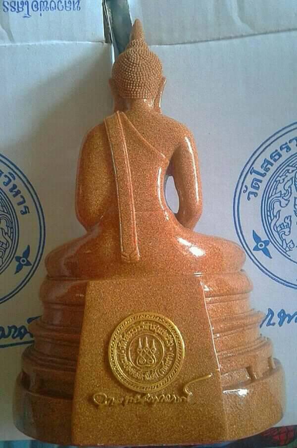 พระบูชา ภปร. หลวงพ่อโสธร วัดโสธรวรวิหาร "รุ่นสร้างอุโบสถ ปี2540"..เนื้อกระเบื้องโบสถ์ หน้าตัก5นิ้ว