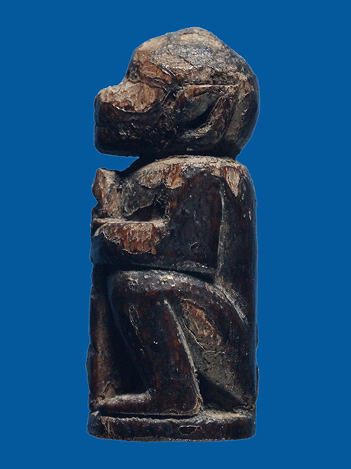  ลิงไม้แกะ หลวงพ่อดิ่ง วัดบางวัว จ.ฉะเชิงเทรา