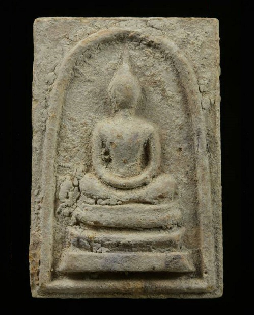 พระสมเด็จหลังพระสีวลี พิมพ์ใหญ่ เอวใหญ่ พร้อมบัตรรับรอง หลวงพ่อกวย วัดโฆษิตาราม ปี15...เคาะเดียวแดง.