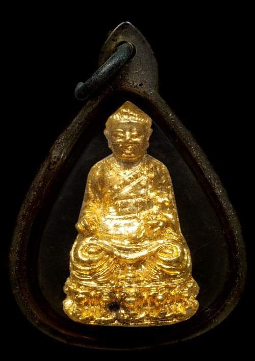 ถูกสุด สะดุดใจ...รูปหล่อไต้ฮงกง มูลนิธิป่อเต็กตึ๊ง กทม. รุ่น 4 สภาพสวย กะไหล่ทองเต็ม เลี่ยมเก่า