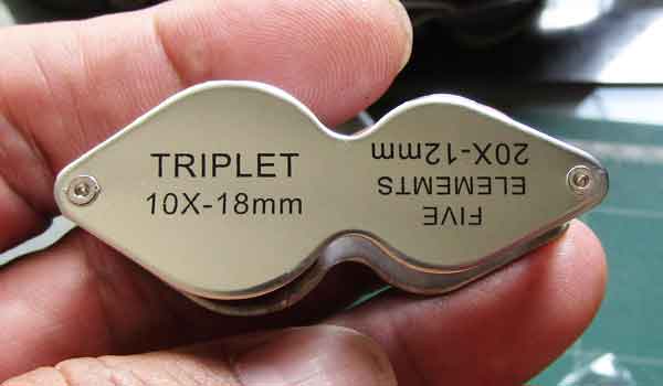 กล้องส่องพระ JEWELER'S LOUPE รุ่นเก่า 2 หัว