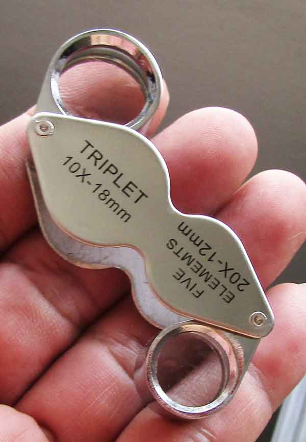 กล้องส่องพระ JEWELER'S LOUPE รุ่นเก่า 2 หัว