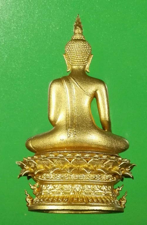 พระกริ่งอจนะ วัดศรีชุม สุโขทัย เนื้อบรอนซ์อิตาลี หมายเลข 2561 กริ่งดัง สูง 4 ซม
