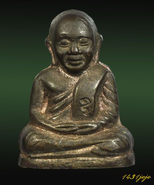 รูปเหมือนปั๊มหลวงพ่อเงิน วัดบางคลาน จ.พิจิตร ปี 2537 รุ่นเพิร์ธ เนื้อนวโลหะ *** หายาก***+ บัตรรับรอง