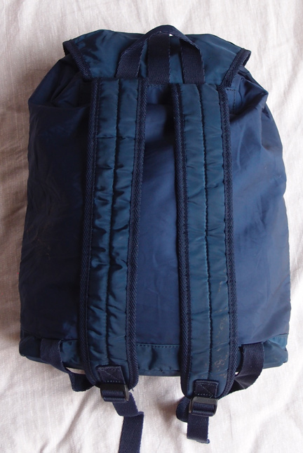เป้ ZARA MAN ของแท้ สีน้ำเงิน เชือกส้ม ถุงเก็บของประดับป้ายแบรนด์ด้านในส้ม