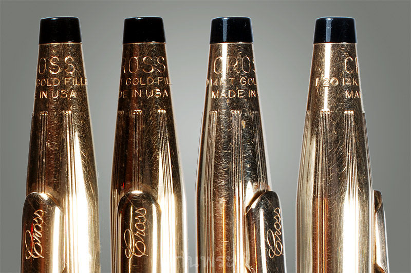 ปากกา Cross ทอง 14K made in USA เคาะเดียว พร้อมกล่องและซองเดิม