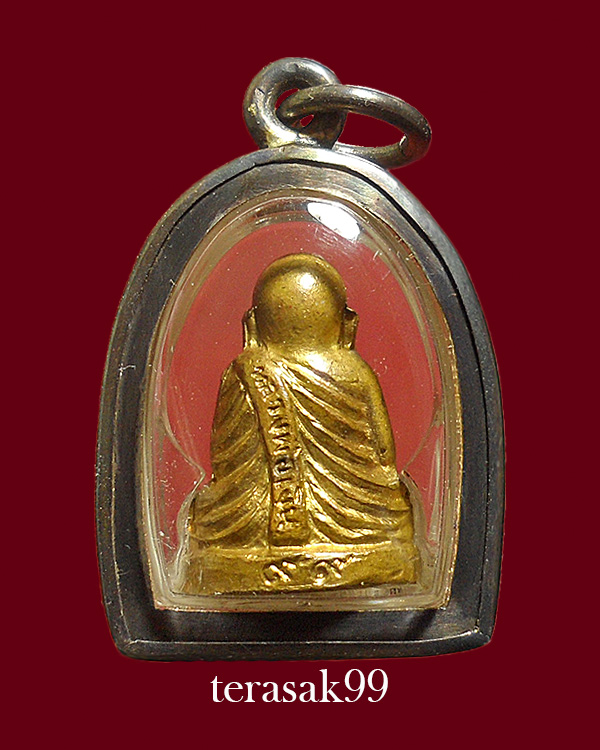 หลวงพ่อเงิน รุ่น 99 ดาวตรีคูณ ปี2529 พิมพ์เล็ก ออกวัดท้ายน้ำ เลี่ยมกรอบเงินสวยๆ(องค์ที่2)