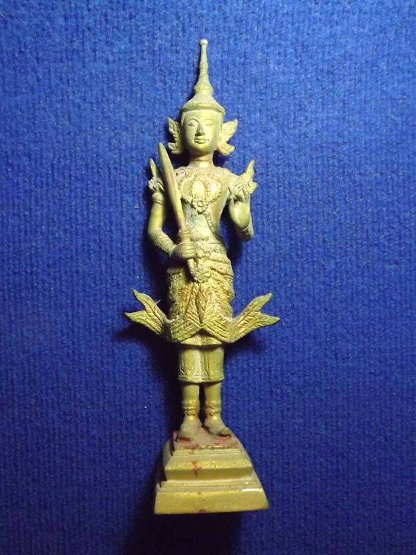 พระบูชา พระสยามเทวาธิราช วัดบางโพโอมาวาส กรุงเทพ  ปี 2526