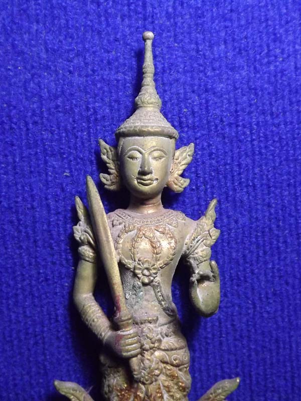 พระบูชา พระสยามเทวาธิราช วัดบางโพโอมาวาส กรุงเทพ  ปี 2526