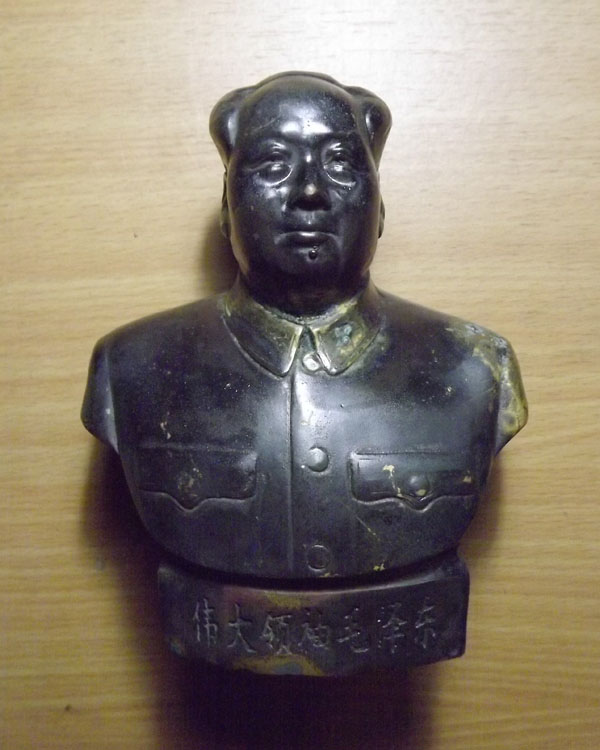 รูปหล่อประธาน เหมาเจ๋อตุง ประธานาธิบดีจีน *ขนาดบูชา