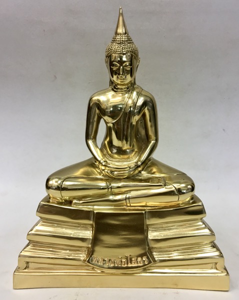 หลวงพ่อโสธร รุ่น10 อัญเชิญขึ้นจากน้ำปีที่ 250 ขนาดบูชา สูง9.5นิ้ว เนื้อทองเหลือง พร้อมกล่องเดิม