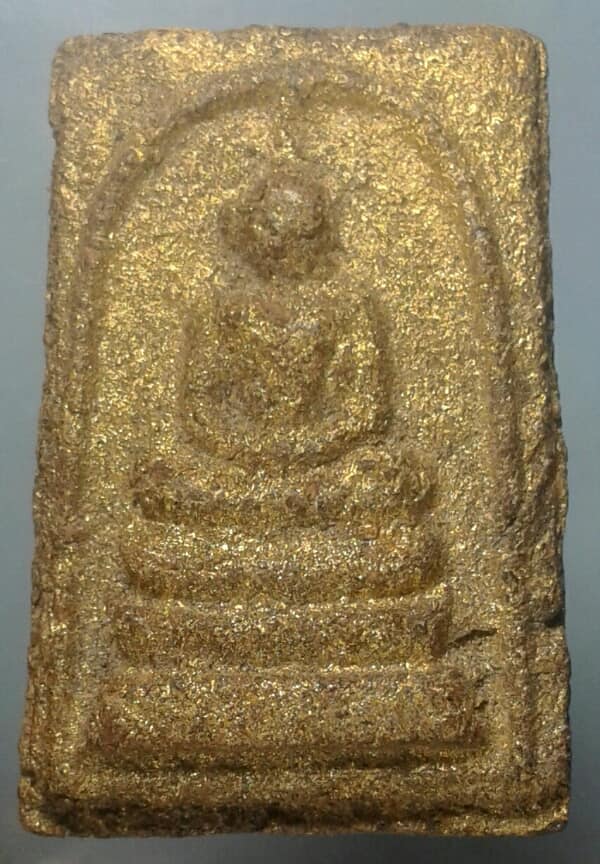 พระสมเด็จสองหน้าเนื้อว่านลงทอง ไม่ทราบที่ เคาะเดียวครับ