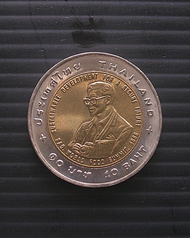 เหรียญ 10 บาทสองสี วาระที่ 1 เฉลิมพระเกียรติในการพัฒนาอย่างยั่งยืนเพื่ออนาคตอันมั่นคง 2538 สภาพสวย 