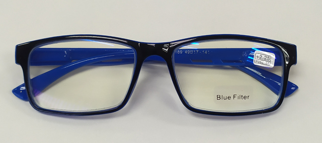 *HOT* แว่นสายตายาว blue filter จากโอซาก้า ญี่ปุ่น ของใหม่ สวยใส black&blue frame ราคาที่โน่น 1,000.-