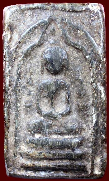 *พระผงกรุวัดนก อ่างทอง พิมพ์ใหญ่ข้างอุ นิยม หลังจาร*