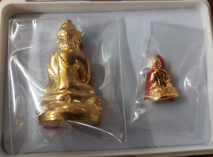 พระกริ่ง+พระชัยวัฒน์ชินบัญชร หลวงพ่อสิน วัดละหารใหญ่ 7 รอบ 84 ปี