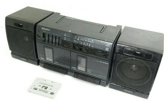 วิทยุเทป Sony CFS-W350S ปกติทุกระบบ เทปเล่นได้ทั้ง 2 หลุม กรอได้ อัดได้ FM AM แจ่ม เคาะเดียว