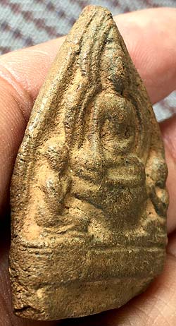 *พระกรุวัดธรรมิกราช อยุธยา พิมพ์พระโมคคัลลานะ-พระสารีบุตร เนื้อดินเผา*