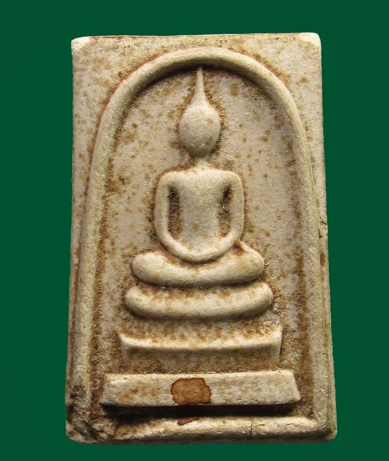 พระสมเด็จน้ำอ้อย เจ้าคุณนรฯ พิมพ์ใหญ่ หลังยันต์นูน วัดเทพศิร ินทร์ กทม. ปี 2513