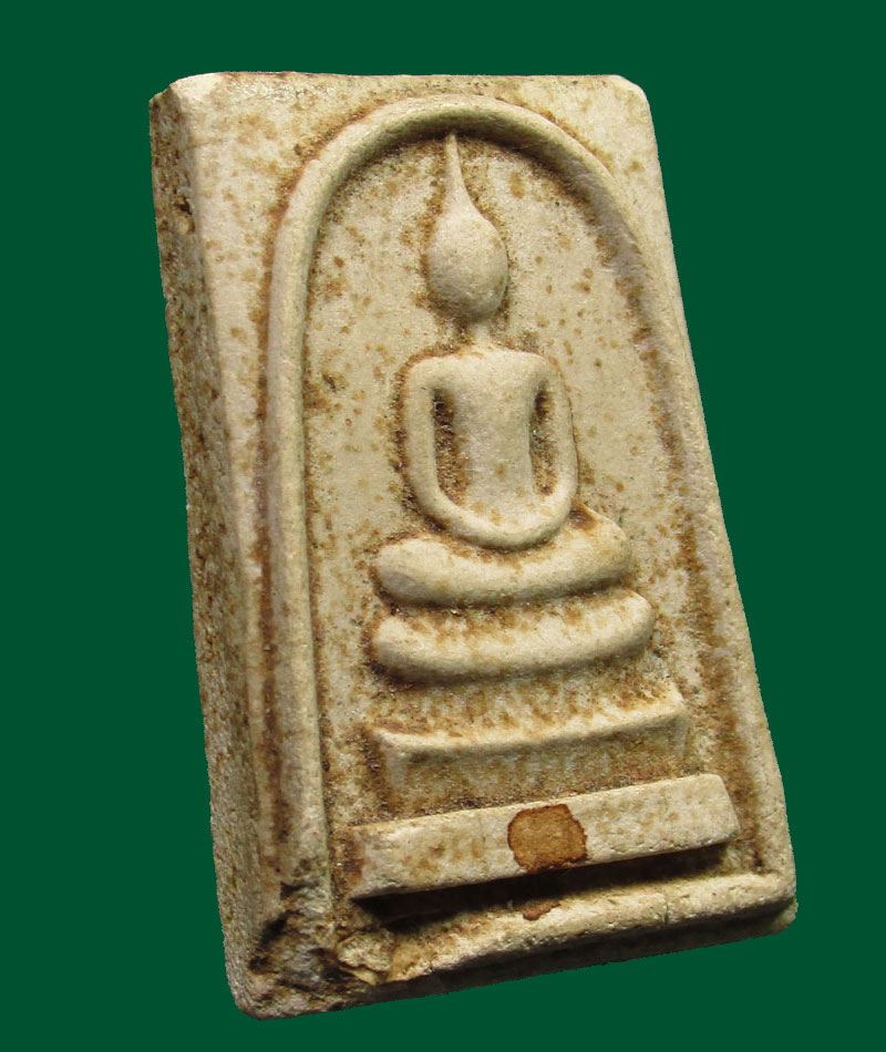 พระสมเด็จน้ำอ้อย เจ้าคุณนรฯ พิมพ์ใหญ่ หลังยันต์นูน วัดเทพศิร ินทร์ กทม. ปี 2513