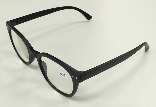 **แค่189.-** แว่นสายตายาว ทรงสวย Black Frame & Two Mark Dots with iron hinge สีดำ ของใหม่ครับ 