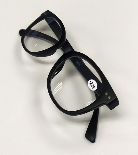 **แค่189.-** แว่นสายตายาว ทรงสวย Black Frame & Two Mark Dots with iron hinge สีดำ ของใหม่ครับ 
