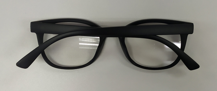 **แค่189.-** แว่นสายตายาว ทรงสวย Black Frame & Two Mark Dots with iron hinge สีดำ ของใหม่ครับ 