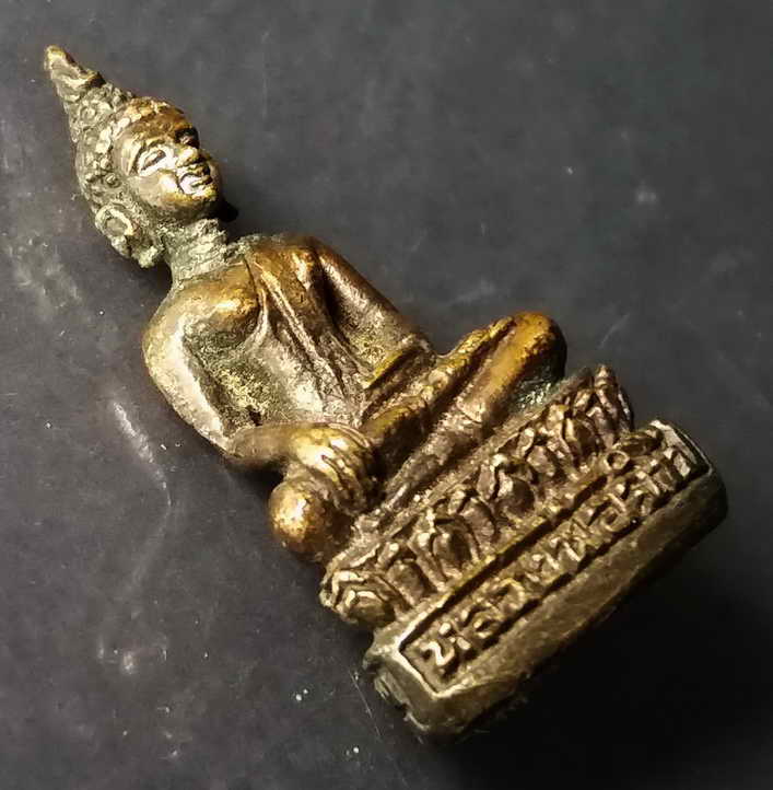 40 บาท รูปหล่อพระพุทธหลวงพ่อจำปี  ตอกโค๊ต สร้างพิธีเสาร์ 5  box 4