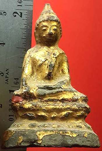 *พระบูชารัตนโกสินทร์ องค์เล็ก หล่อฯหนา ฐานสูง*