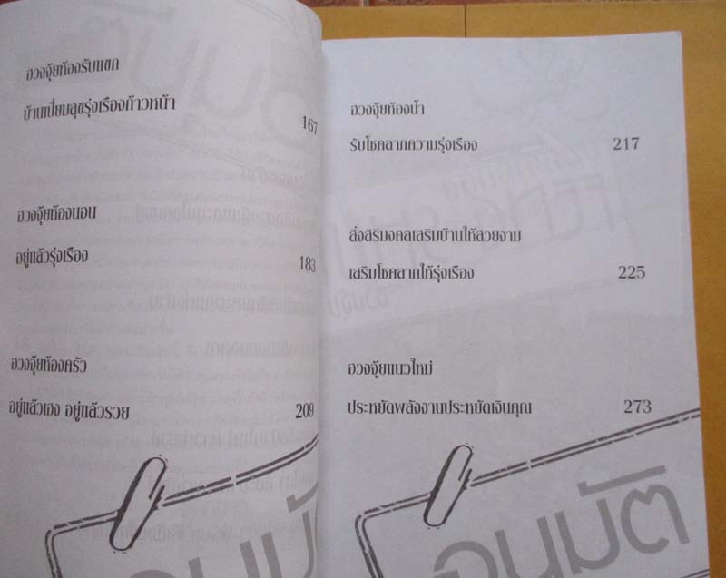 หนังสือ ฮวงจุ้ยแนวใหม่จัดบ้านเสริมโชคลาภ
