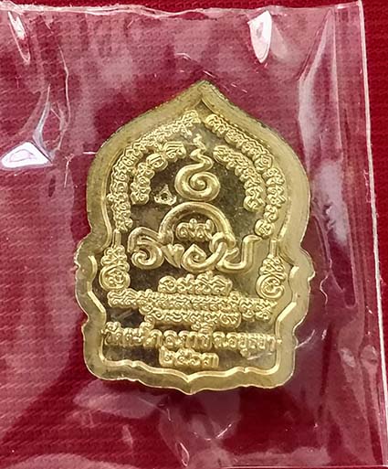 เหรียญนั่งพาน หลวงพ่อรวย รุ่น"รวยปลดหนี้"แจกทาน เนื้อทองทิพย ์ วัดตะโก จ.อยุธยา 2563