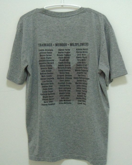 เสื้อยืด ขนาด XL สกรีน 2 ด้าน