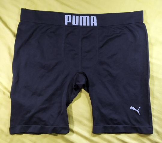 กางเกงใน PUMA แบบสปอร์ตมีขา สีดำ ของแท้ เบอร์ L