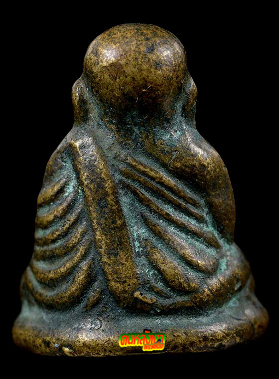 หลวงพ่อเงิน ฟ้าคำรณ ปี 2534  ตอกโค๊ต เนื้อเก่า  สวยแท้ดูง่าย