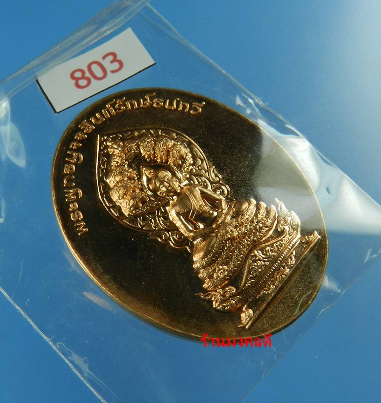 เหรียญพระพุทธมุจจลินท์ (พระนาคปรก) รุ่นมุจจลินท์มหาโภคทรัพย์ จ.อยุธยา เนื้อทองแดงขัดเงา#803