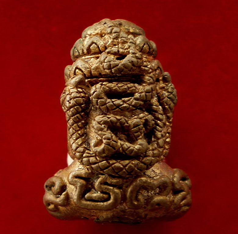 พระปิดตาพังพะกาฬ(พิมพ์เล็ก) หลวงพ่อช่วง วัดควนปันตาราม จ.พัทลุง สภาพสวยจัดสุดสุด