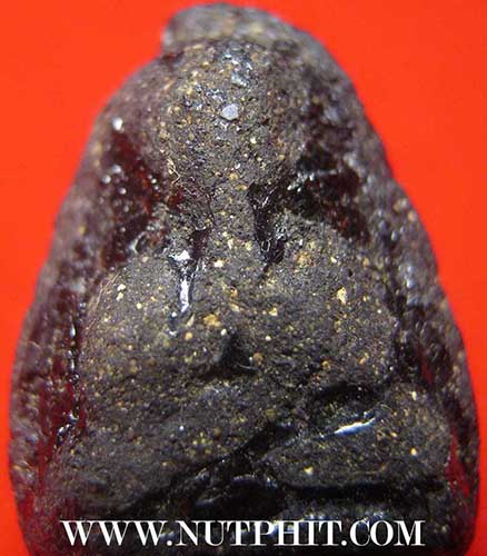 พระปิดตารุ่นแรก ลป.เหรียญ วัดหนองบัว กาญจนบุรี หลังกระดาษสา พ.ศ.๒๔๘๑+บัตรรับรองพระแท้*84