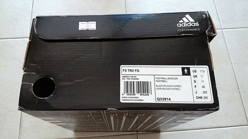 \\ รองเท้าฟุตบอล adidas รุ่น F5 TRX FG สภาพ 80% ขายถูก //
