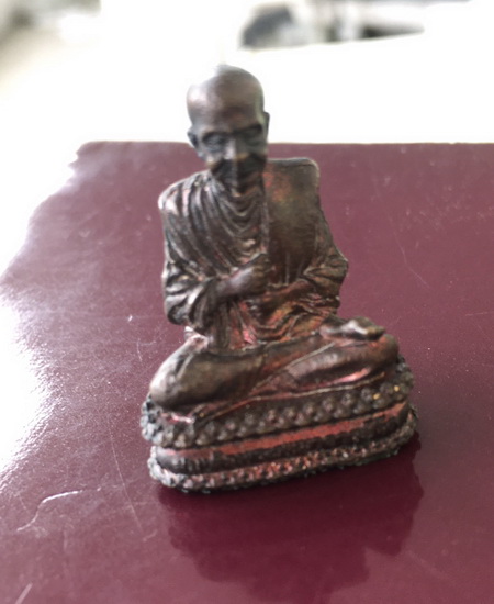 ((เคาะเดียวแดง)) รูปหล่อสมเด็จพุฒาจารย์โต  วัดอินทรวิหาร