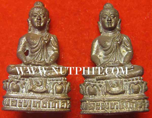 แพ็คคู่ ๒ องค์ พระพุทธโคดม วัดป่าประดู่ ก้นอุดผง ลป.ทิมปลุกเสก พ.ศ.๒๕๐๗+พระแถมเพียบบบ*122