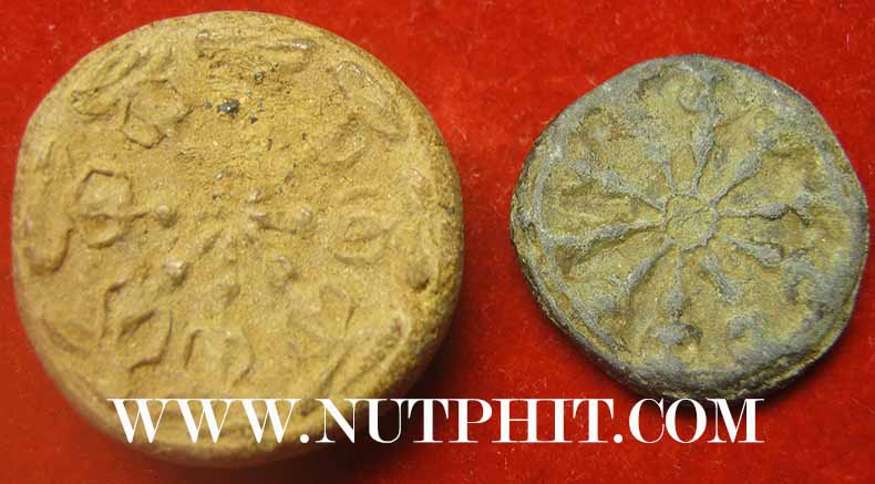 มาแพ็คคู่ สององค์ สองเนื้อ งบน้ำอ้อยสวยเก่าแท้โบราณ*138