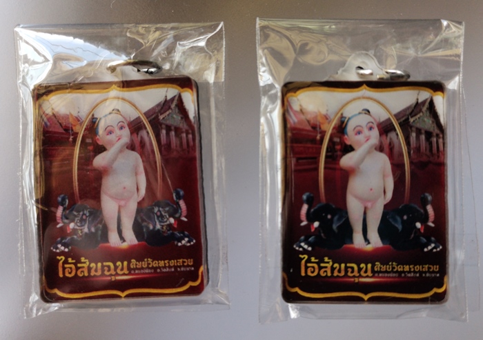 รูปไอ้ส้มฉุน หลังยันต์แมงมุมขยุ้มทรัพย์ วัดทรงเสวย (2)