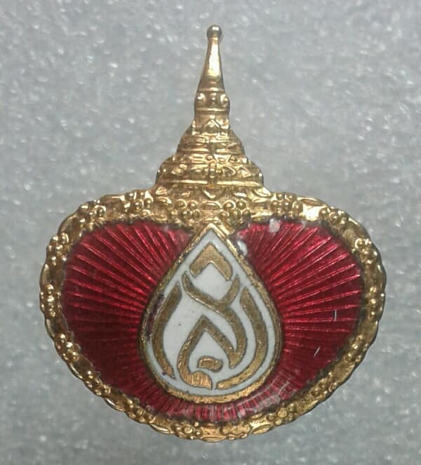 เข็มกลัดพระราชพิธีมงคลเฉลิมพระชนรัชกาลที่๙  พรรษา ๖ รอบ ๕ ธันวาคม ๔๒ + กล่อง  เคาะเดียวครับ