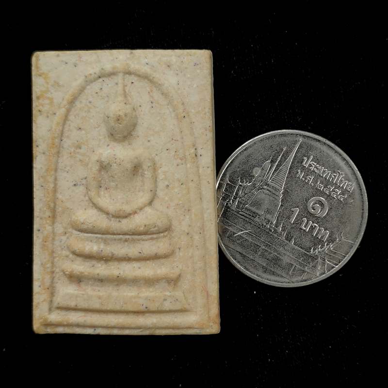 สมเด็จวัดระฆัง รุ่นอนุสรณ์ 122 ปี พิมพ์ใหญ่ไข่ปลา 2537 พร้อมกล่องหลังตรายาง