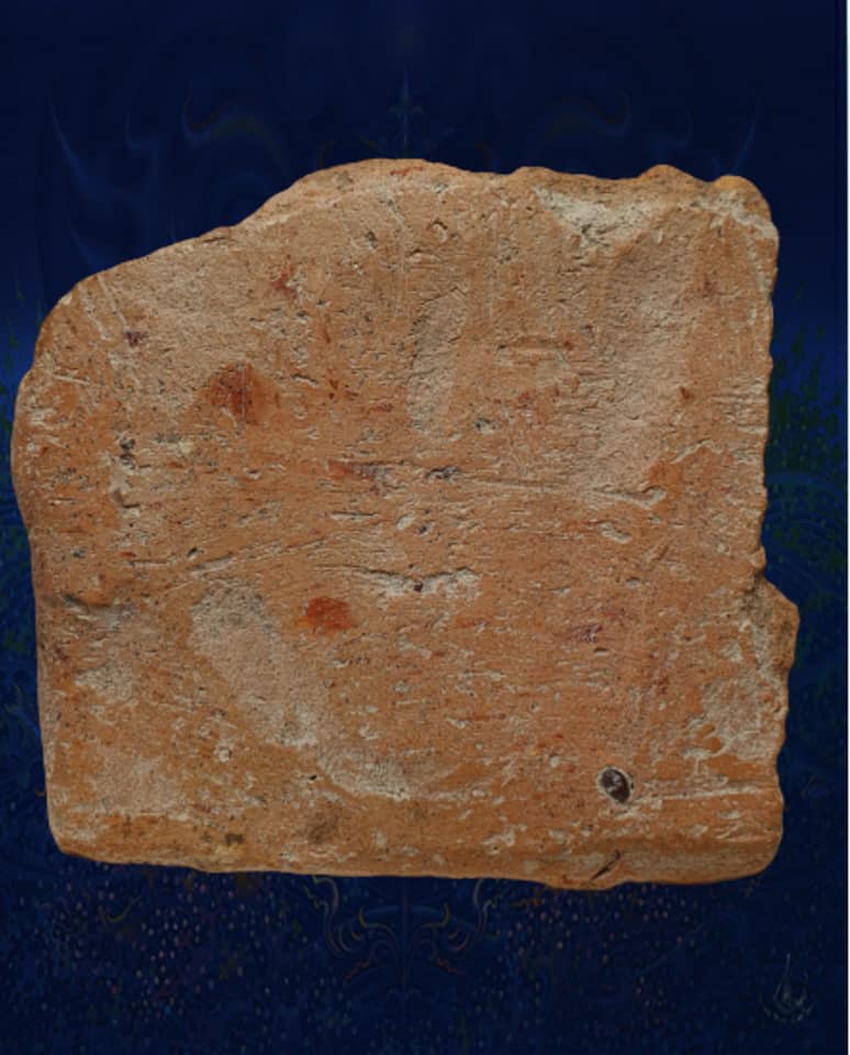 พระแผงนาดูน พิมพ์ยอดขุนพล  นาคปรกจิ๋ว  แตกเดิมในกรุ   กรุใหม่ปี 55  