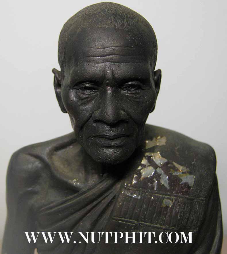 พระบูชา ลพ.เนื่อง วัดจุฬามณี สมุทรสงคราม ปี ๓๐+บัตรรับรองพระแท้*163