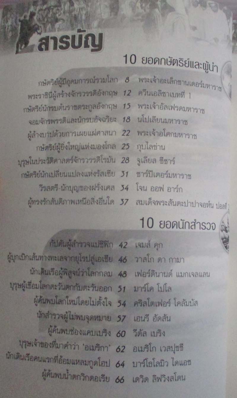 หนังสือ รู้รอบยอดบุคคลของโลก