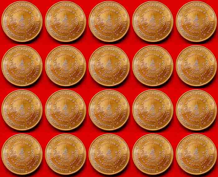   **100 องค์**เหรียญสมเด็จพุฒาจารย์ (โต) วัดระฆัง (2.1cm บล้อกกษาปณ์.)รุ่นอนุสรณ์ ครบรอบ 122 ปี ปี 2