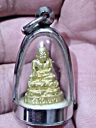 พระอุปคุต วัดโขงขาว (หลวงพ่อฤาษีลิงดำ วัดท่าซุง ปลุกเสก)ออกวัดโขงขาว จังหวัดเชียงใหม่เลี่ยมกรอบพร้อม