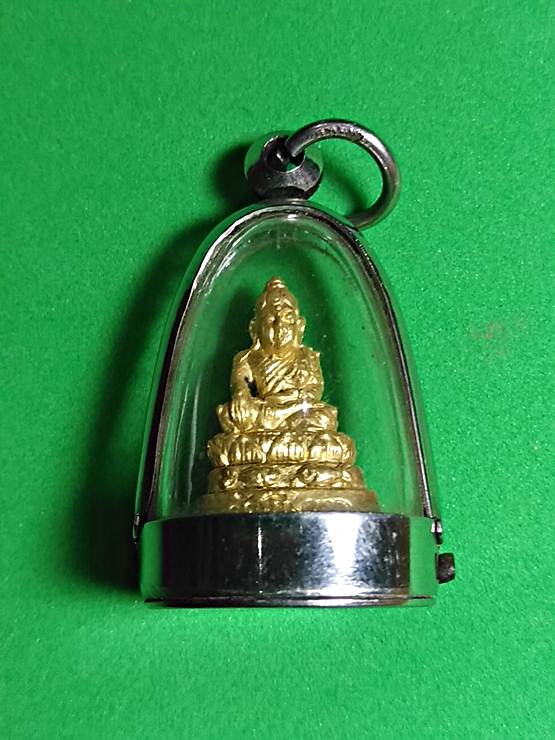 พระอุปคุต วัดโขงขาว (หลวงพ่อฤาษีลิงดำ วัดท่าซุง ปลุกเสก)ออกวัดโขงขาว จังหวัดเชียงใหม่เลี่ยมกรอบพร้อม